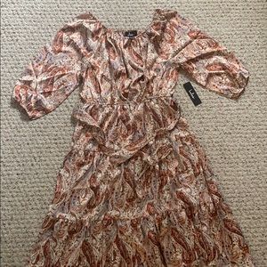 Lulu’s Paisley Off the Shoulder Dress-NWT